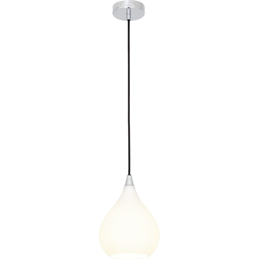 Pendellampe Perla Weiss Glas 17 cm 125 cm - Pendellampe