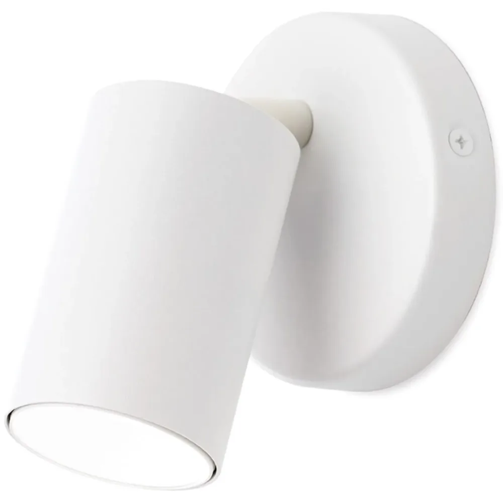 Spot Sean Weiss Stahl 10 cm 12.7 cm - Spot