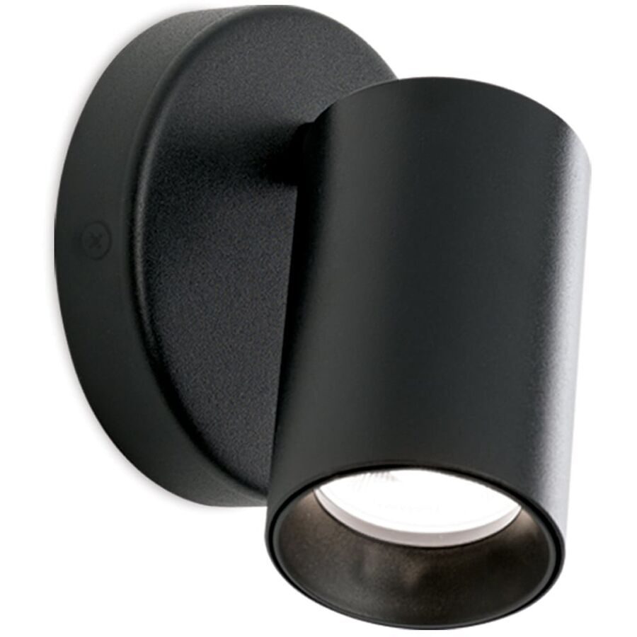 Spot Sean Schwarz Stahl 10 cm 12.7 cm - Spot