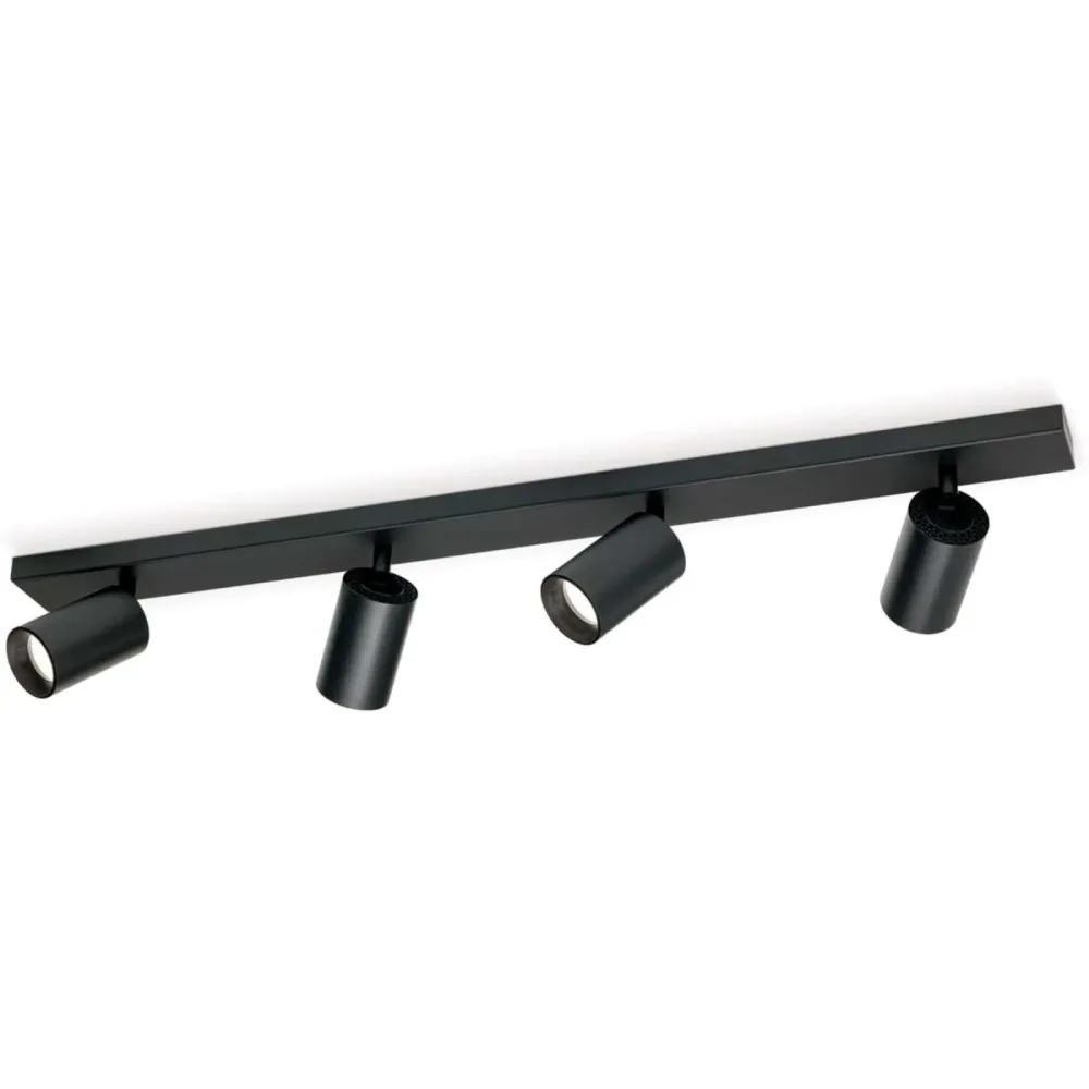 Spot Sean Schwarz Stahl 80 cm 12.7 cm - Spot