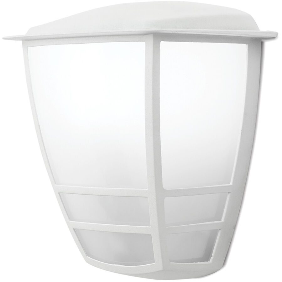 Aussenlampe Lift Weiss 18 cm 19.5 cm - Material: Aluminium-Druckguss - Aussenlampe