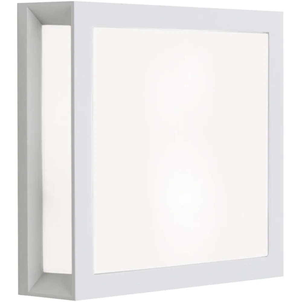 Aussenlampe Henry Weiss Aluminium/Kunststoff 26 cm 8 cm - Aussenlampe