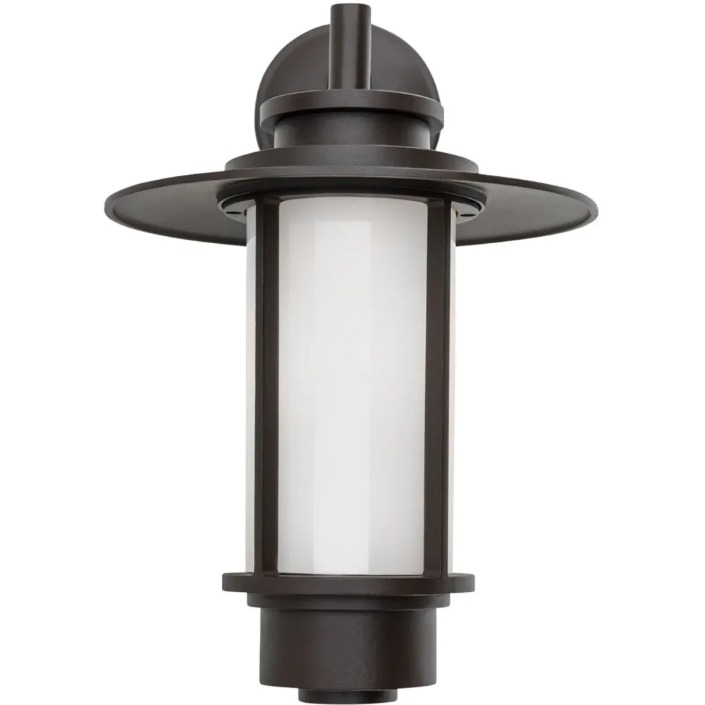 Wandlampe aussen Teiko Braun 24 cm 36.5 cm - Material: Siluminguss - Wandlampe aussen