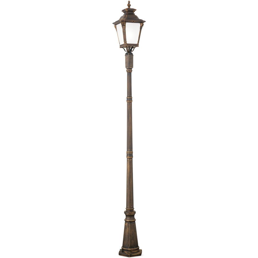 Aussenlampe Aiko 28 cm 256 cm - Farbe: Patina - Material: Siluminguss/Glas - Aussenlampe