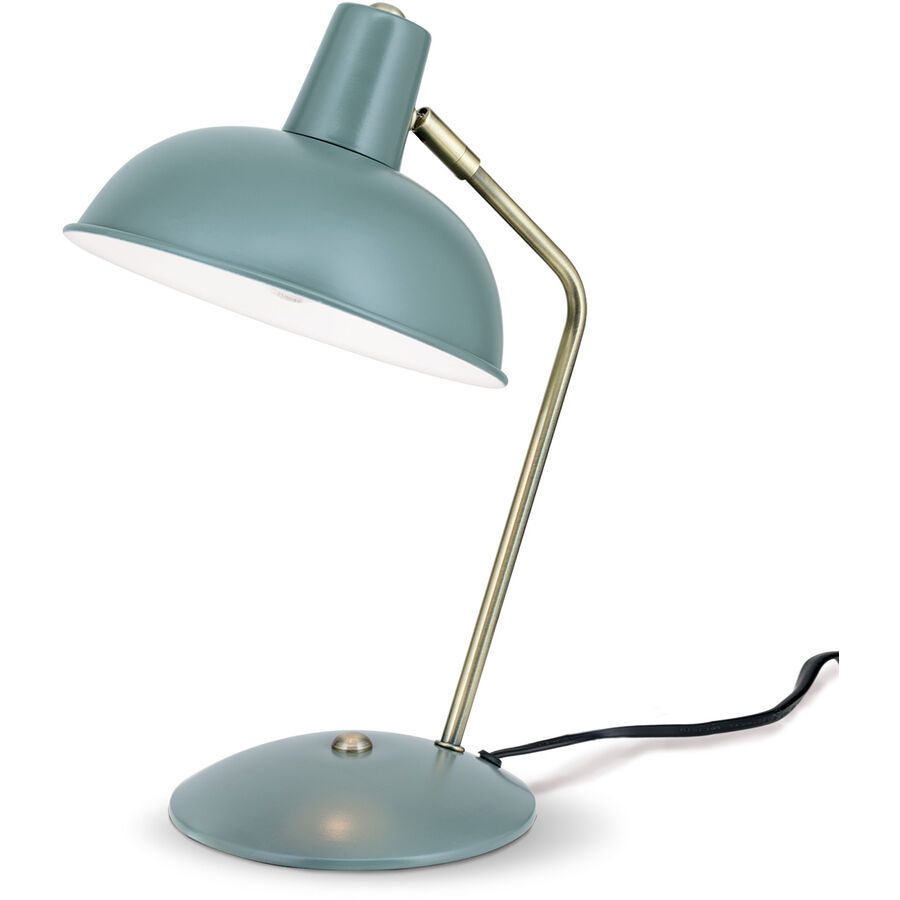 Tischlampe Fedra Grün Stahl 20 cm 37.5 cm - Tischlampe