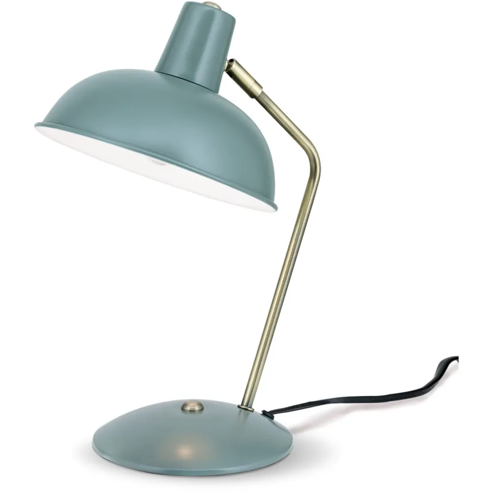 Tischlampe Fedra Grün Stahl 20 cm 37.5 cm - Tischlampe