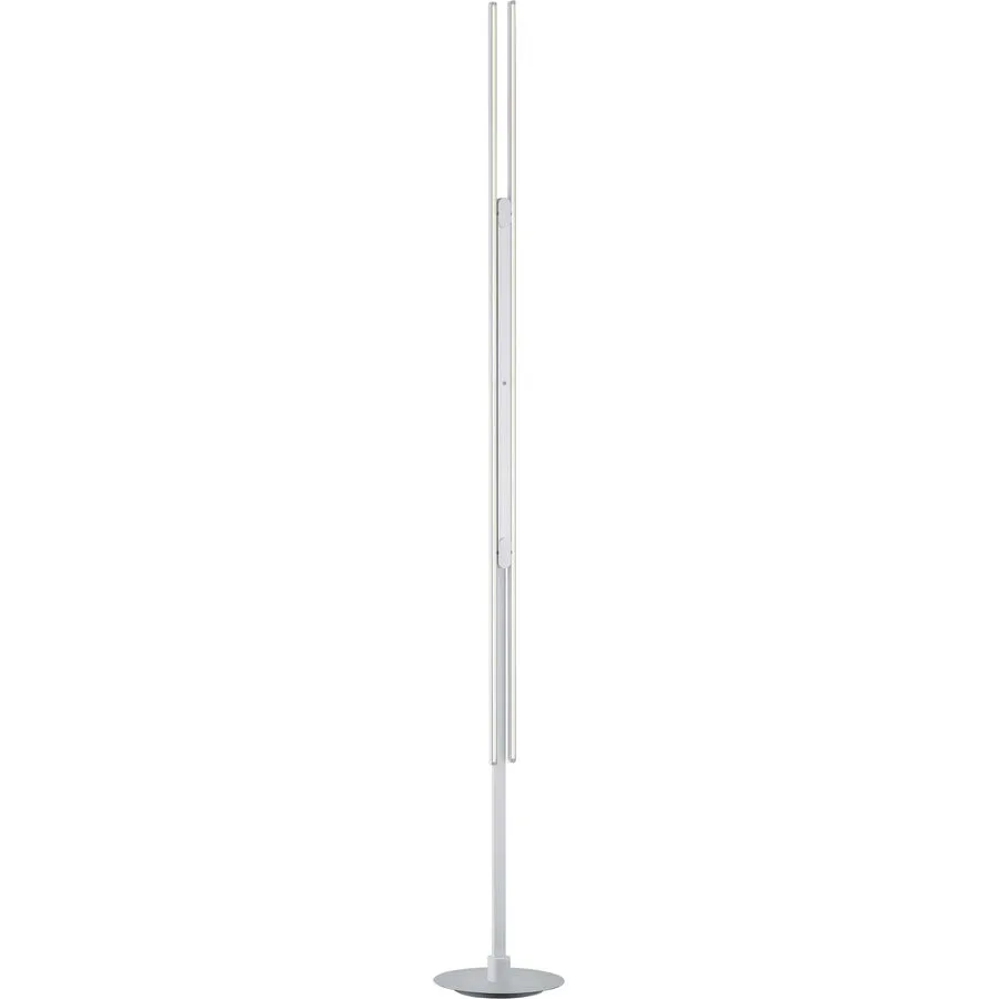 Designer-Stehlampe Bankamp Move aluminium eloxiert dimmbar H 210 cm - LED - Lichtfarbe: Extra warmweiss - Designer-Stehlampe- LED Energiesparlampe
