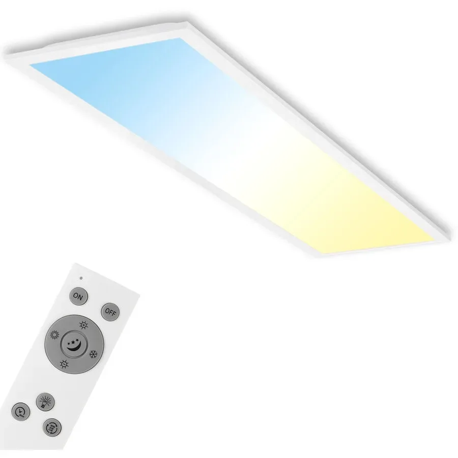 Deckenlampe Telefunken Weiss Kunststoff/Metall 100 mm 6 cm - LED - Lichtfarbe: Warmweiss - Kaltes Tagesweiss - Material: Metall/Kunststoff -