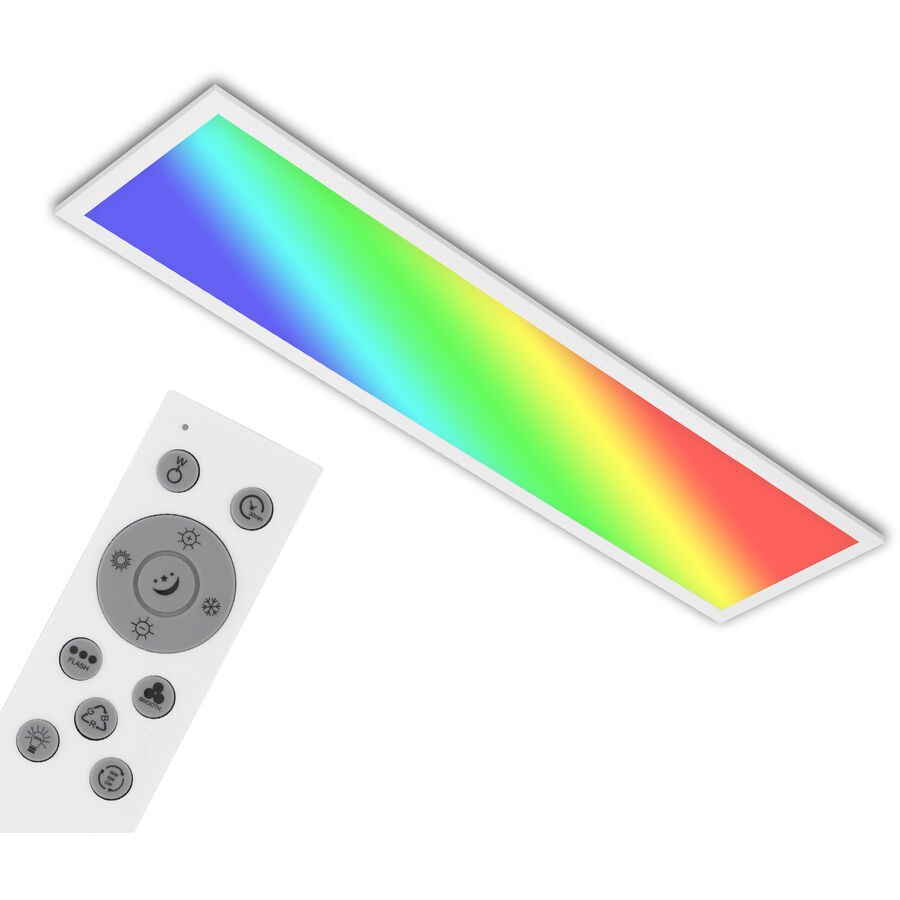 Deckenlampe Telefunken Weiss Kunststoff/Metall 100 mm 7 cm - LED - Lichtfarbe: Warmweiss - Kaltes Tagesweiss - Material: Metall/Kunststoff -