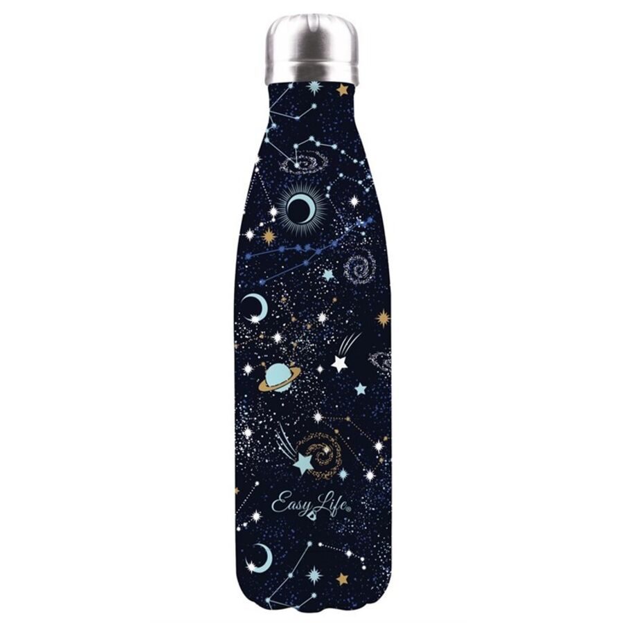 Trinkflasche Easy Life Blau Edelstahl 0 cm - Trinkflasche