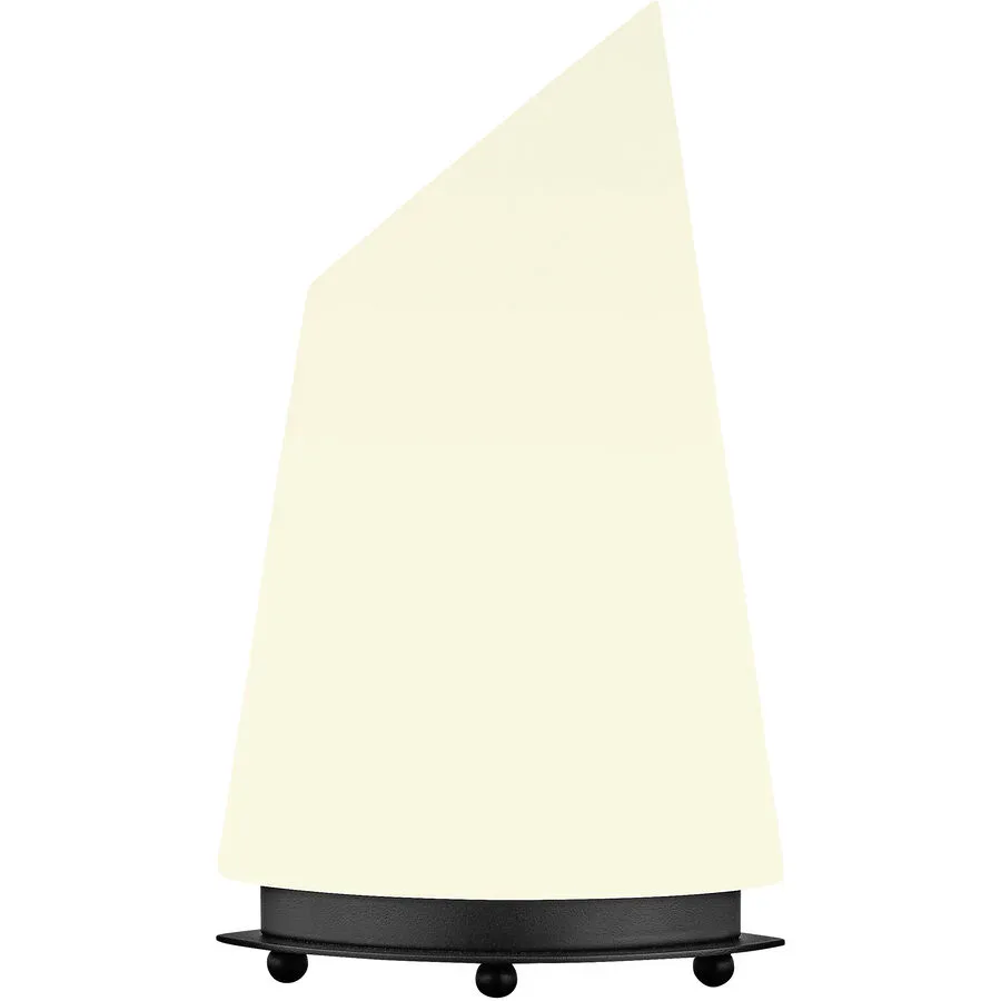 Designer-Tischlampe Bankamp Navigare E14 schwarz H 33 cm - Farbe: schwarz, weiss - Material: Glas - Designer-Tischlampe