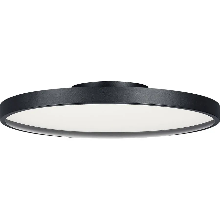 Designer-Deckenlampe Bankamp Cona schwarz D 45 cm - LED - Lichtfarbe: Extra warmweiss - Material: Aluminium/Glas - Designer-Deckenlampe- LED