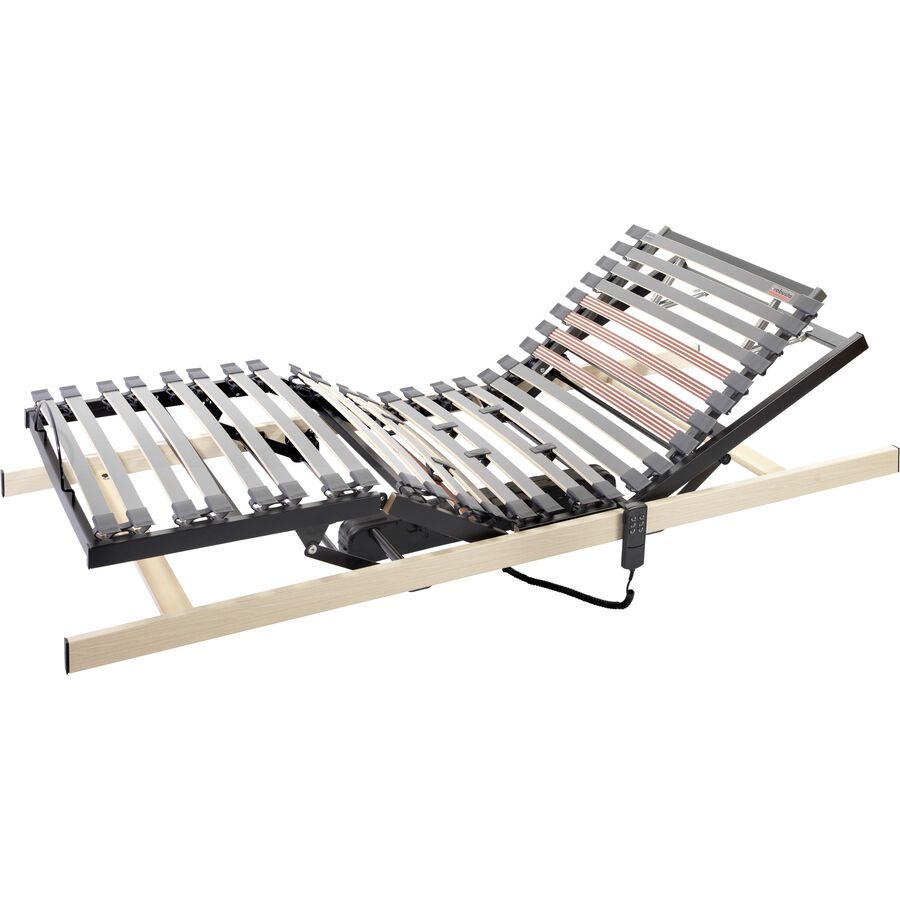Robusta Einlegerahmen mit Motor Top Flex VI Duomat Braun Holz 140 x 200 cm - Farbe: buche - Material: Holzwerkstoff - Schweizer Möbelhersteller -