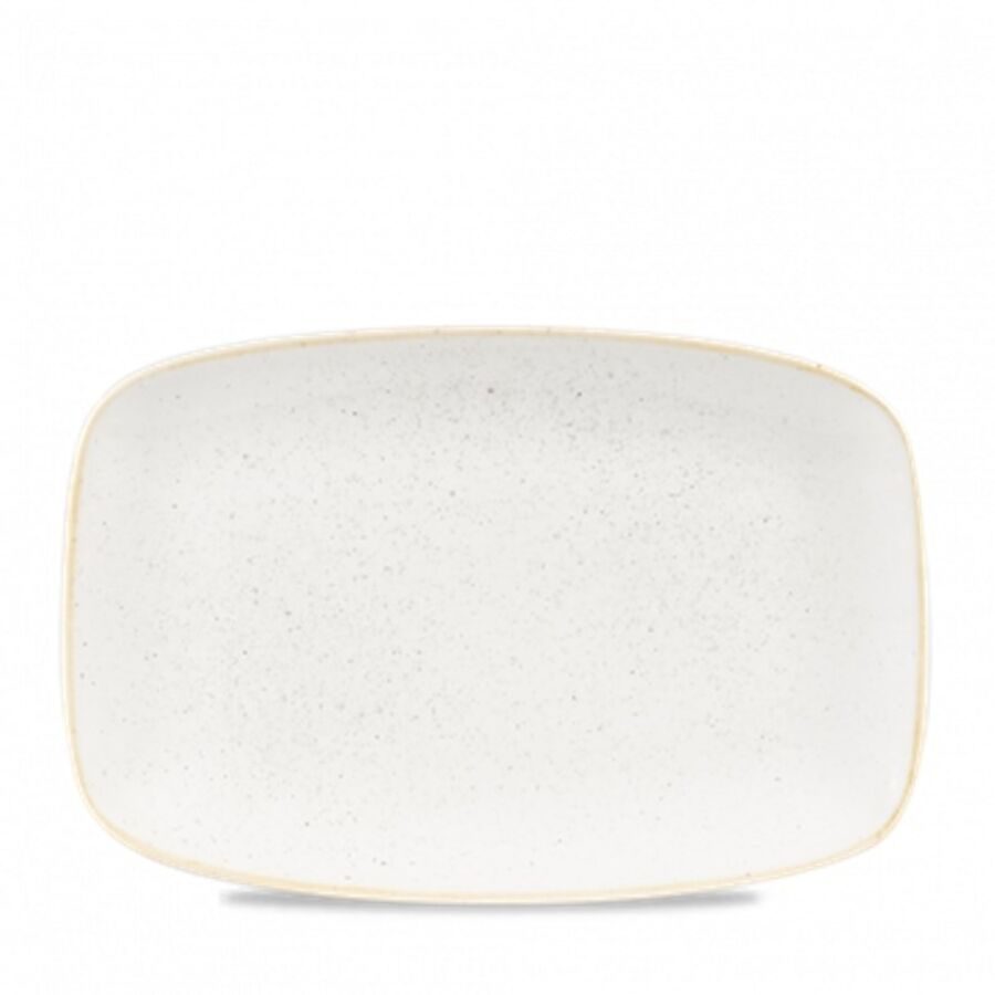Churchill Chefs Oblong Platte Stonecast Barley White; 30x19.9 cm (LxB); weiss/braun; rechteckig; 6 Stück / Pack