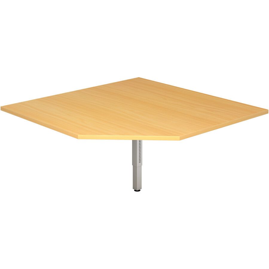 Anbautisch Office Braun Holz 120 cm - Farbe: buche - Material: Holzwerkstoff - Anbautisch