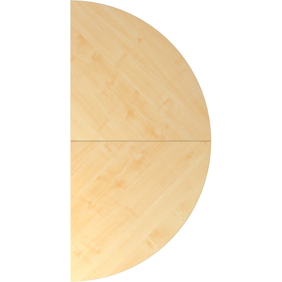 Anbautisch Office Holz 160 cm - Farbe: Ahorn - Material: Holzwerkstoff - Anbautisch