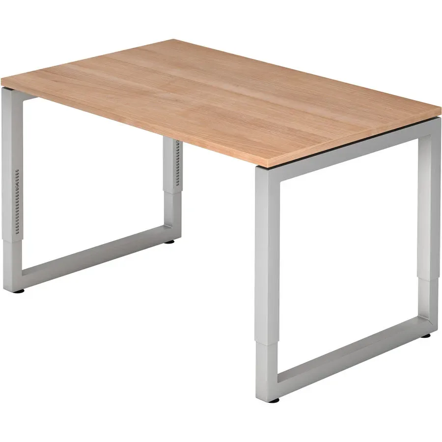 Schreibtisch Office Braun Holz 120 cm - Farbe: Nussbaum - Material: Holzwerkstoff - Schreibtisch