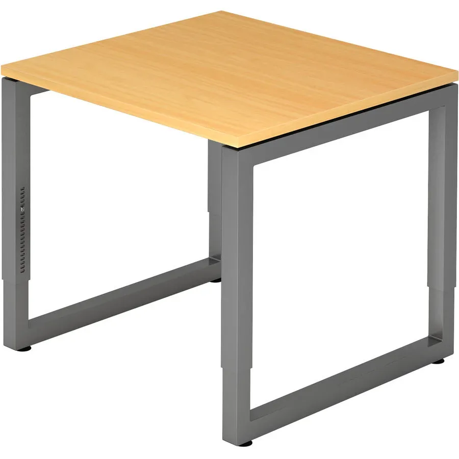 Schreibtisch Office Braun Holz 80 cm - Farbe: buche - Material: Holzwerkstoff - Schreibtisch