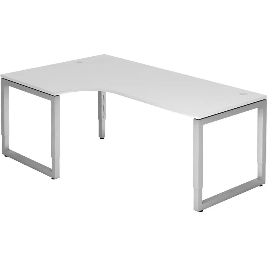 Hammerbacher Schreibtisch R-Serie Weiß 1.200 x 2.000 x 650-850 mm VRS82/W