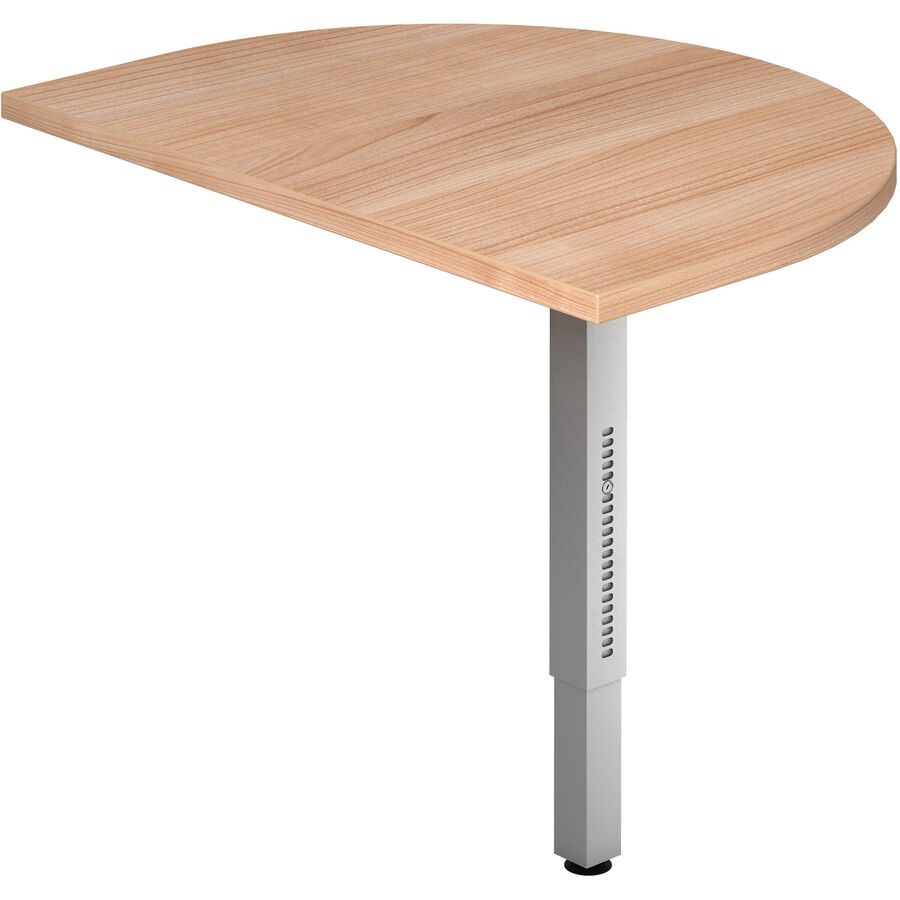 Anbautisch Office Braun Holz 60 cm - Farbe: Nussbaum - Material: Holzwerkstoff - Anbautisch