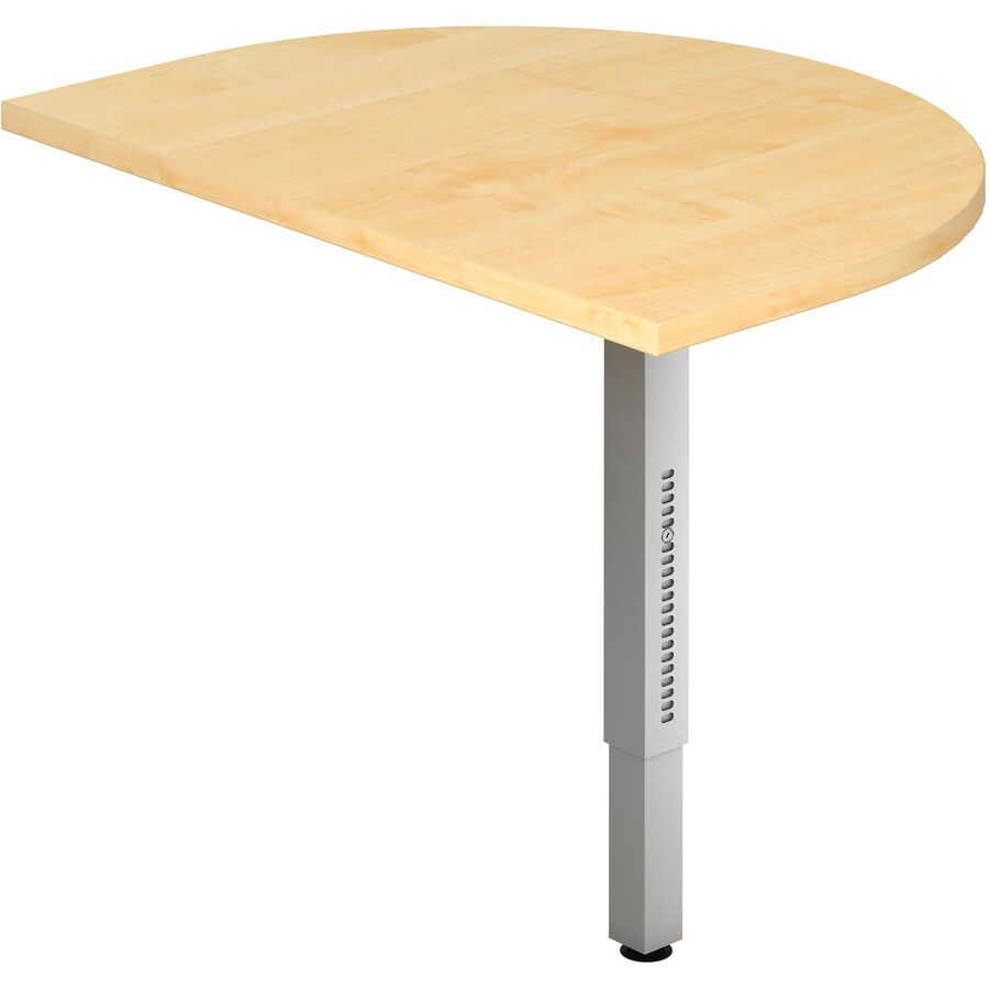 Anbautisch Office Holz 60 cm - Farbe: Ahorn - Material: Holzwerkstoff - Anbautisch