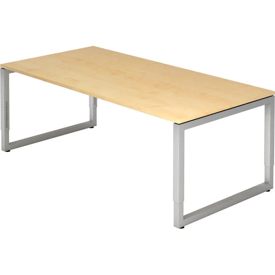 Schreibtisch Office Holz 200 cm - Farbe: Ahorn - Material: Holzwerkstoff - Schreibtisch