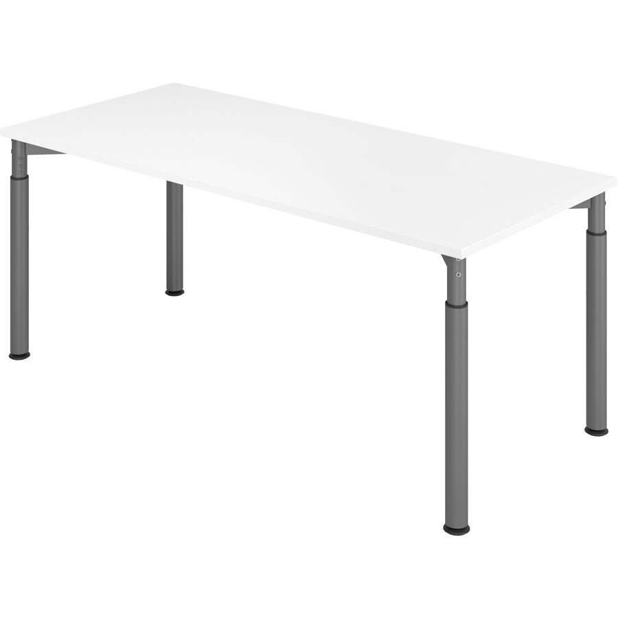 Schreibtisch Office Weiss Holz 180 cm - Material: Holzwerkstoff - Schreibtisch