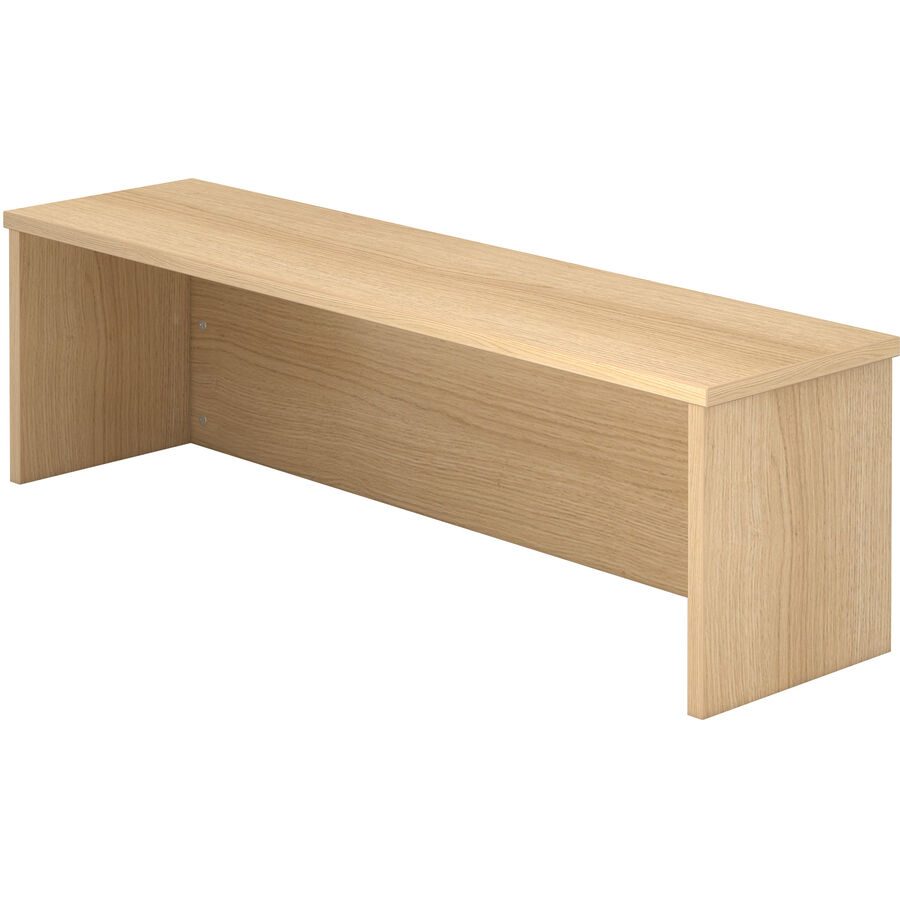 Thekenaufsatz Office Braun Holz 120 cm - Farbe: eiche - Material: Holzwerkstoff - Thekenaufsatz