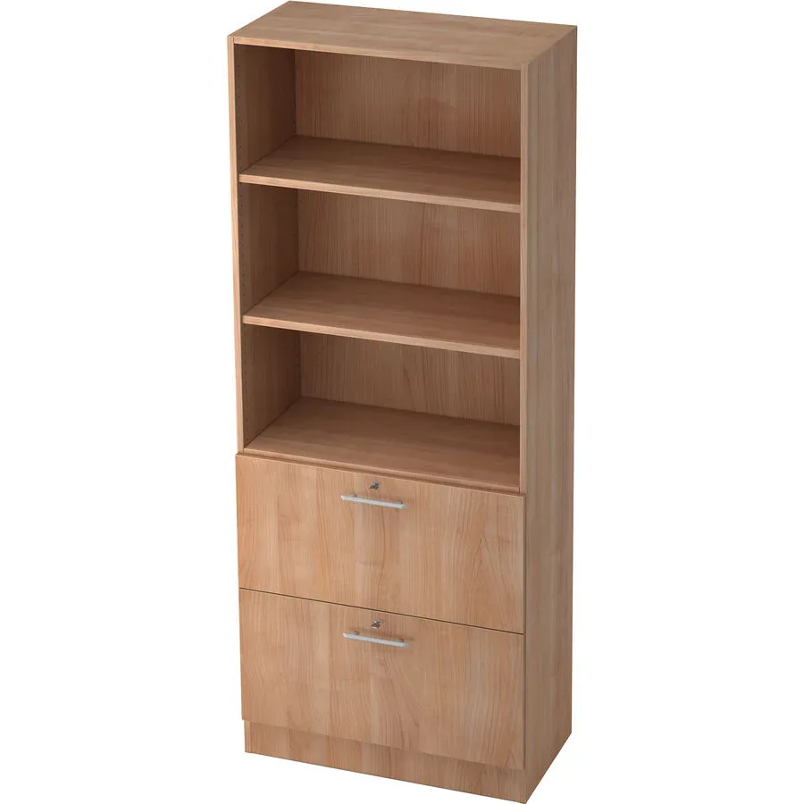 Regal Office Braun Holz 80 cm 200.4 cm - Farbe: Nussbaum - Material: Holzwerkstoff - Regal