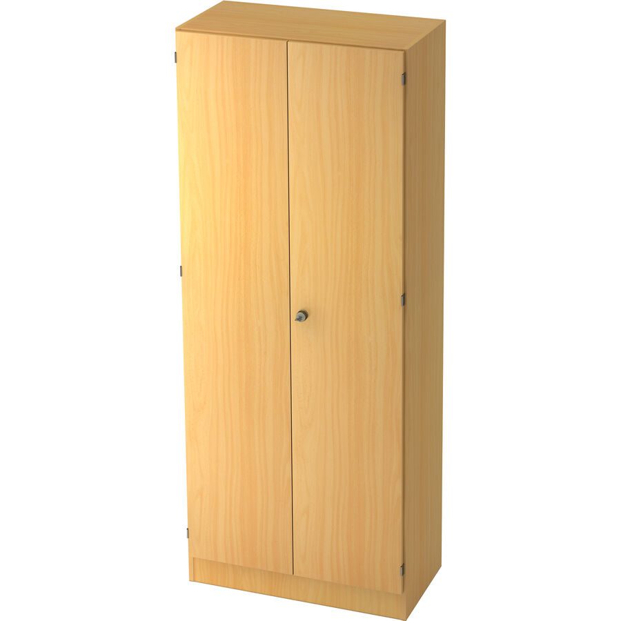 Garderobenschrank Office Braun Holz 80 cm 200.4 cm - Farbe: buche - Material: Holzwerkstoff - Garderobenschrank