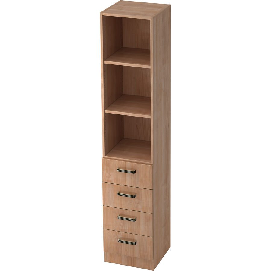 Regal Office Braun Holz 40.6 cm 200.4 cm - Farbe: Nussbaum - Material: Holzwerkstoff - Regal