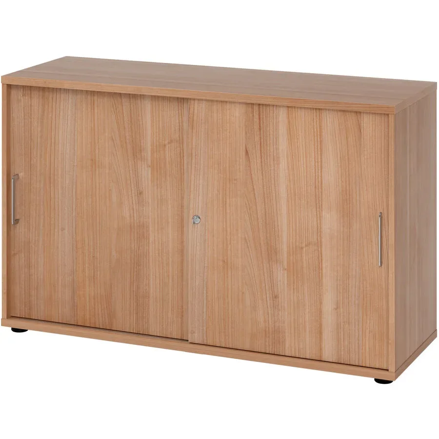 Aktenschrank Office Braun Holz 120 cm 40 cm 74.8 cm - Farbe: Nussbaum Dekor - Material: Holzwerkstoff - Aktenschrank
