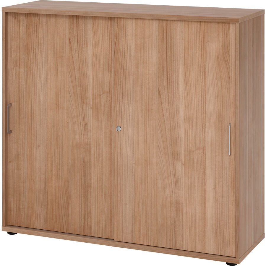 Aktenschrank Office Braun Holz 120 cm 40 cm 110 cm - Farbe: Nussbaum Dekor - Material: Holzwerkstoff - Aktenschrank