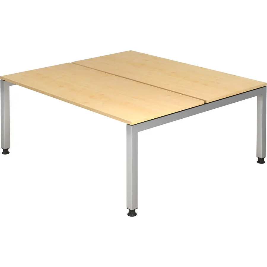 Schreibtisch Office Holz 180 cm - Farbe: Ahorn - Material: Holzwerkstoff - Schreibtisch