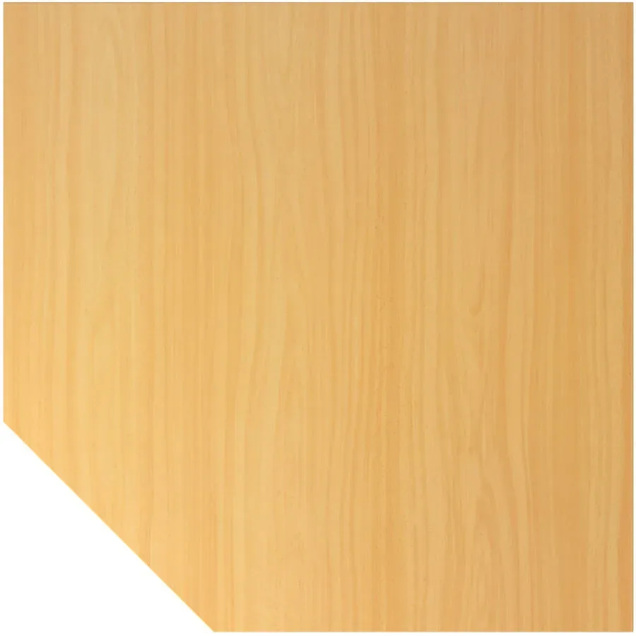 Anbautisch Office Braun Holz 120 cm - Farbe: buche - Material: Holzwerkstoff - Anbautisch
