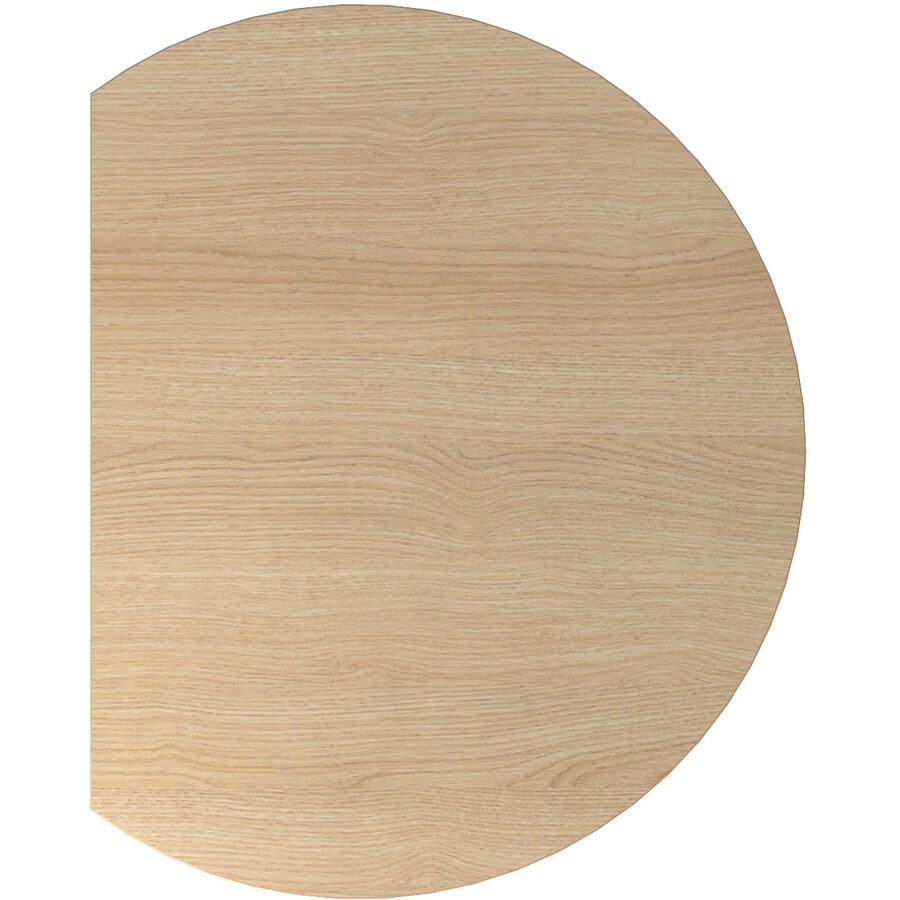 Anbautisch Office Braun Holz 80 cm - Farbe: eiche - Material: Holzwerkstoff - Anbautisch