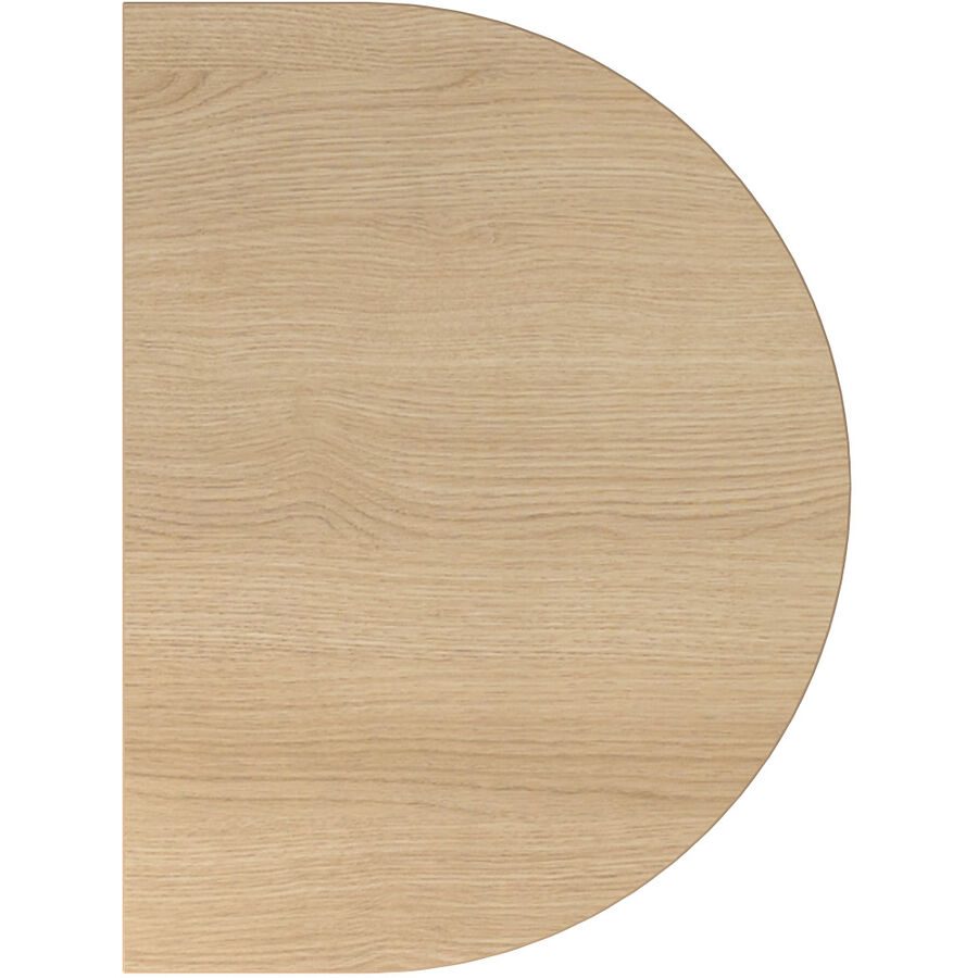 Anbautisch Office Braun Holz 60 cm - Farbe: eiche - Material: Holzwerkstoff - Anbautisch