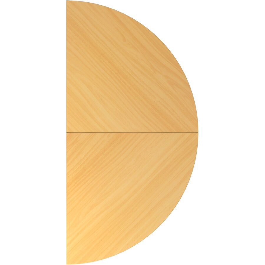 Anbautisch Office Braun Holz 160 cm - Farbe: buche - Material: Holzwerkstoff - Anbautisch
