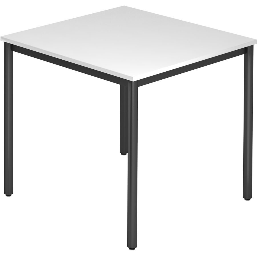Besprechungstisch Office Weiss Holz 80 cm - Material: Holzwerkstoff - Besprechungstisch