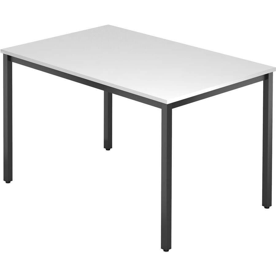 Besprechungstisch Office Weiss Holz 120 cm - Material: Holzwerkstoff - Besprechungstisch