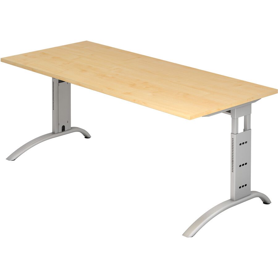 Schreibtisch Office Holz 180 cm - Farbe: Ahorn - Material: Holzwerkstoff - Schreibtisch