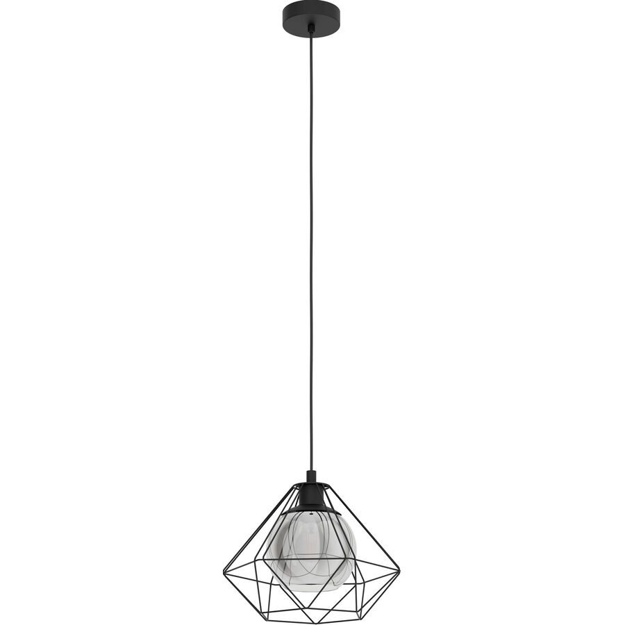 Eglo Pendellampe Vernham Schwarz Stahl 32.5 cm 110 cm - Pendellampe