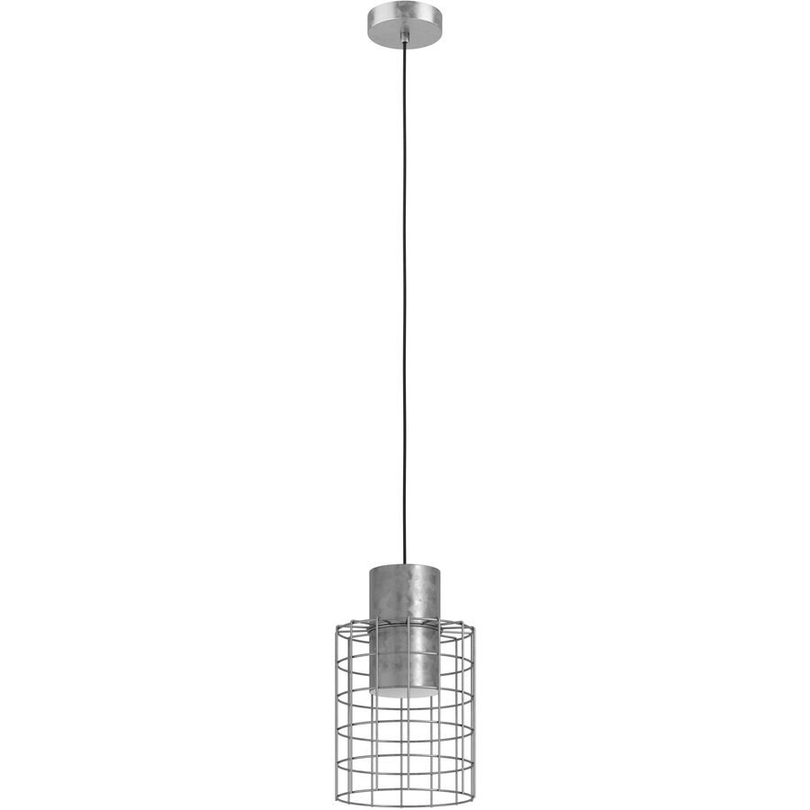 Eglo Pendellampe Milligan Stahl 20 cm 110 cm - Farbe: Verzinkt - Pendellampe