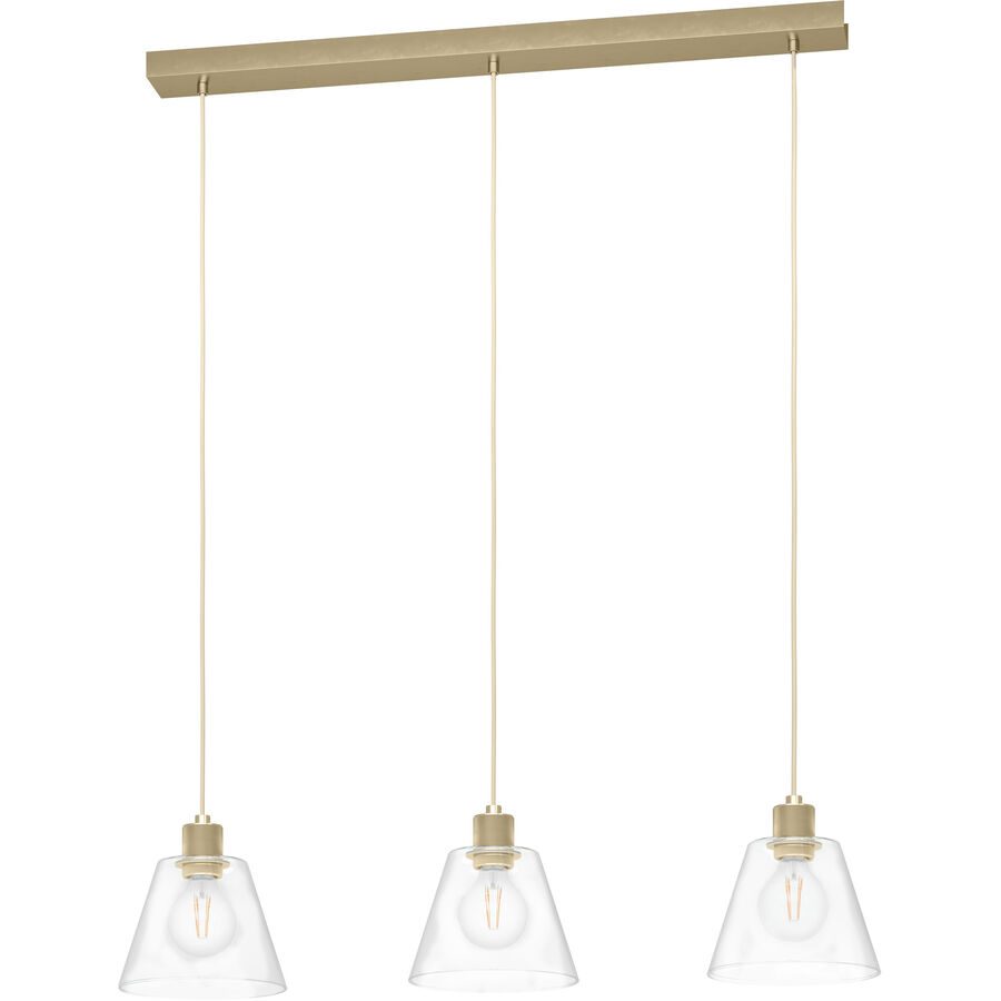 Eglo Pendellampe Copley Gold Aluminium/Stahl 20 cm 110 cm - Farbe: goldfarben - Pendellampe