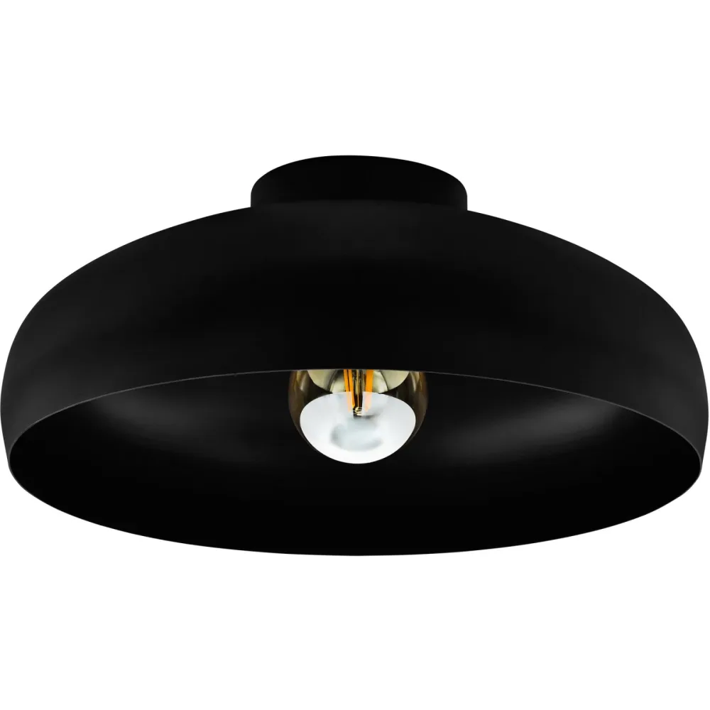 Eglo Deckenlampe Mogano Schwarz Stahl 40 cm 17 cm - Deckenlampe