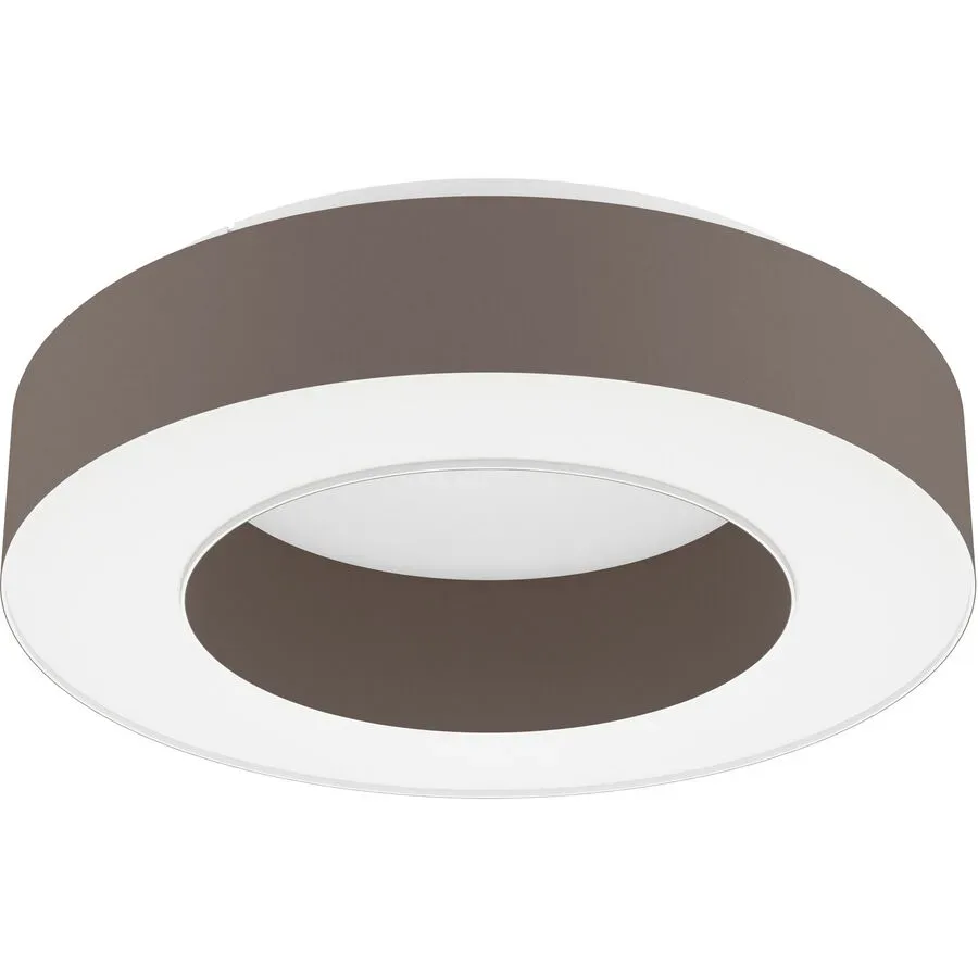 Eglo Deckenlampe Guamare Weiss Stahl 53 cm 13.5 cm - LED - Deckenlampe- LED Energiesparlampe