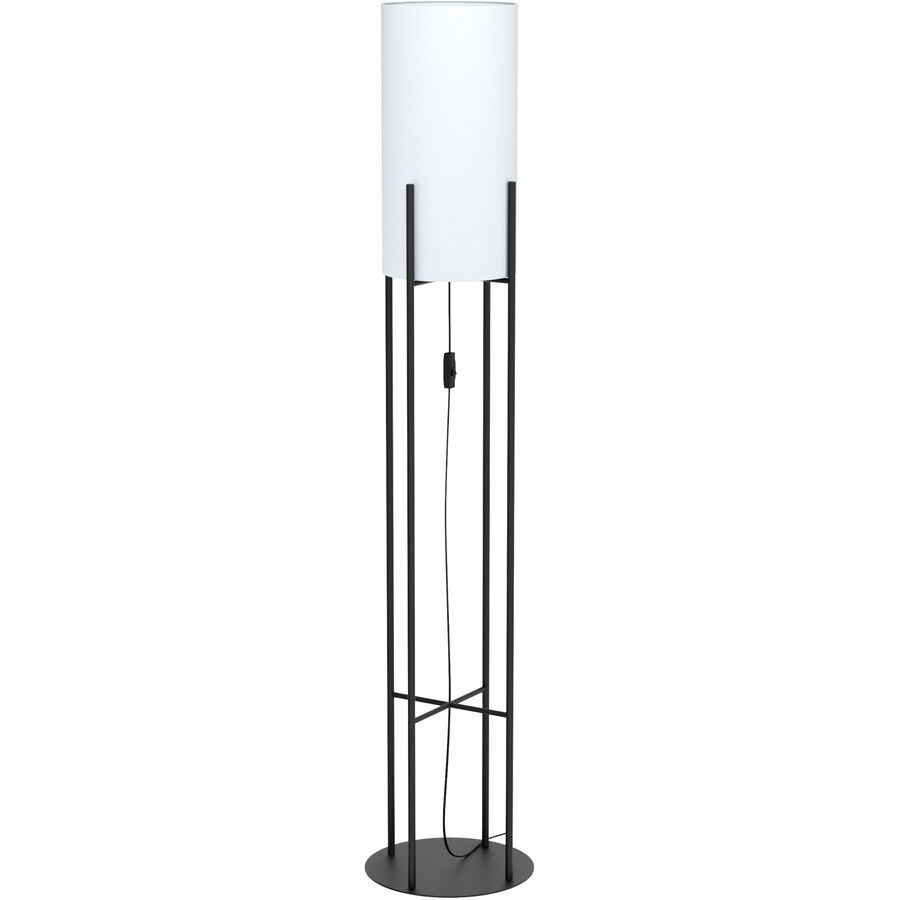 Eglo Stehlampe Glastonbury Schwarz Stahl 24 cm 151 cm - Stehlampe