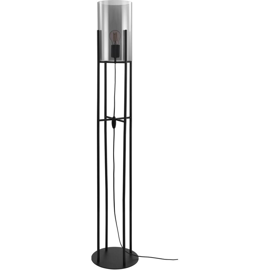 Eglo Stehlampe Glastonbury Schwarz Stahl 25 cm 136 cm - Stehlampe