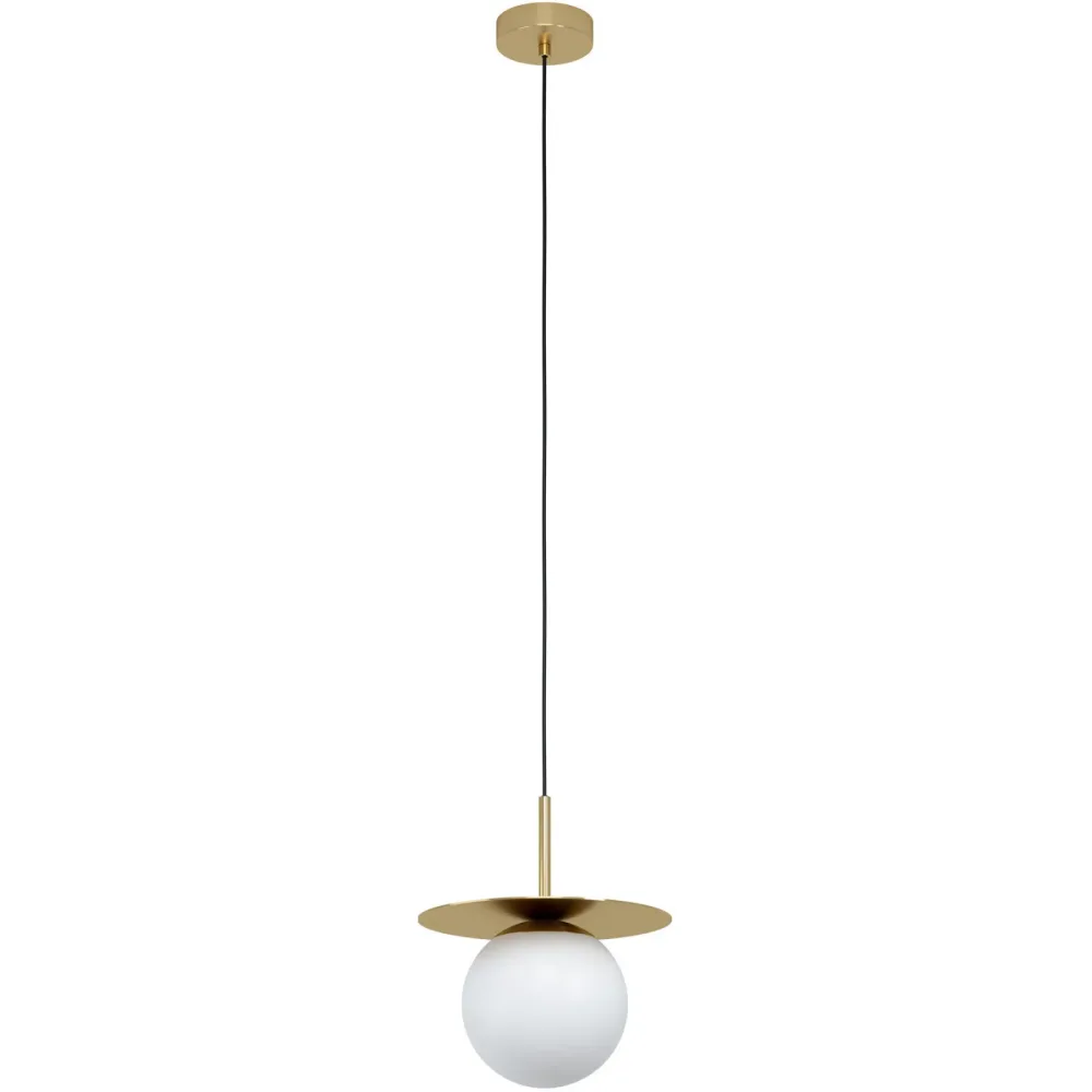Eglo Pendellampe Arenales Stahl 18 cm 150 cm - Farbe: messing - Pendellampe