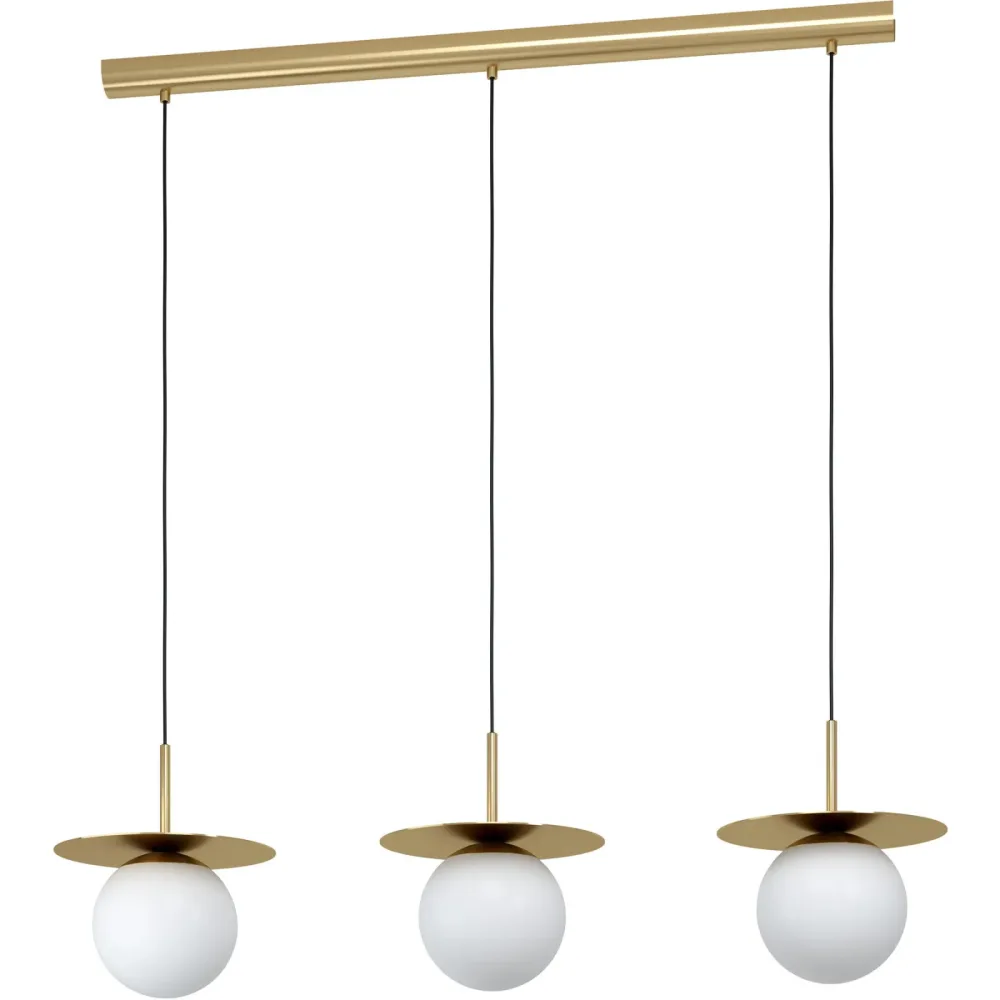 Eglo Pendellampe Arenales Stahl 27.5 cm 150 cm - Farbe: messing - Pendellampe